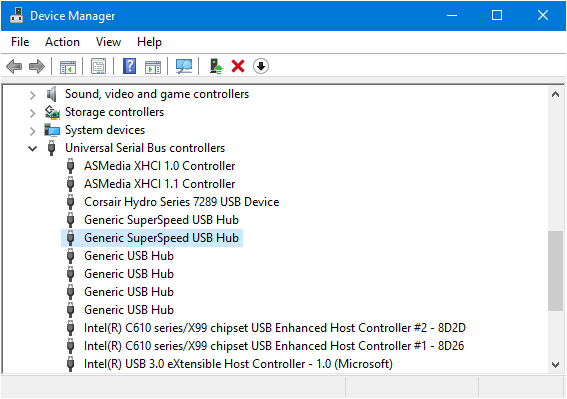 Windows 10 Device Manager