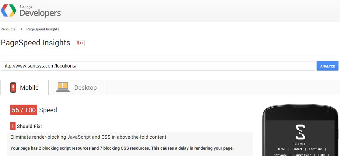google-pagespeed