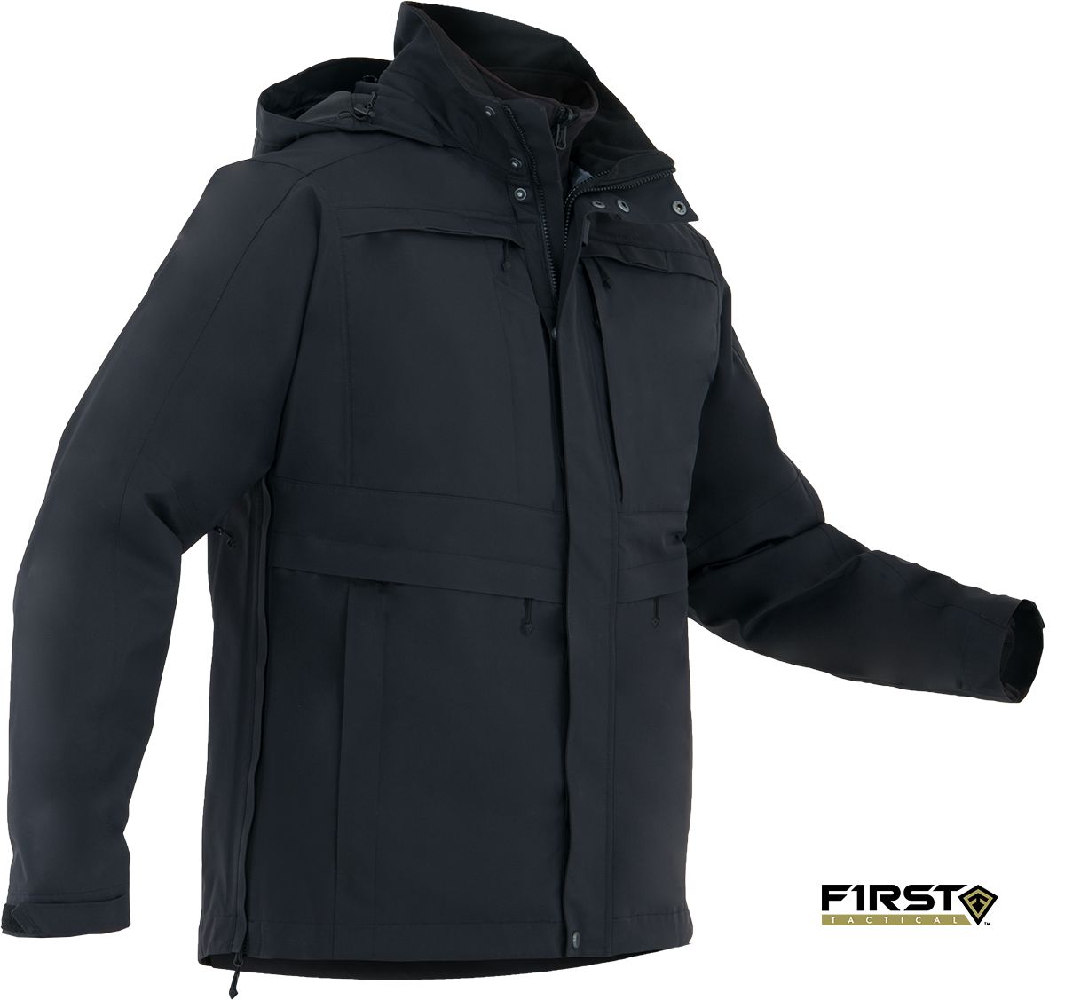 Mens Tacix Series System Parka - black